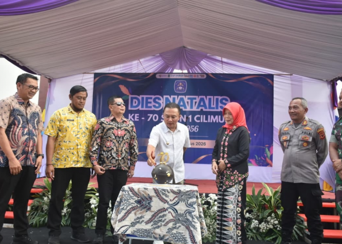 Dies Natalis SMPN 1 Cilimus, Simak Pesan Penting Bupati Kuningan