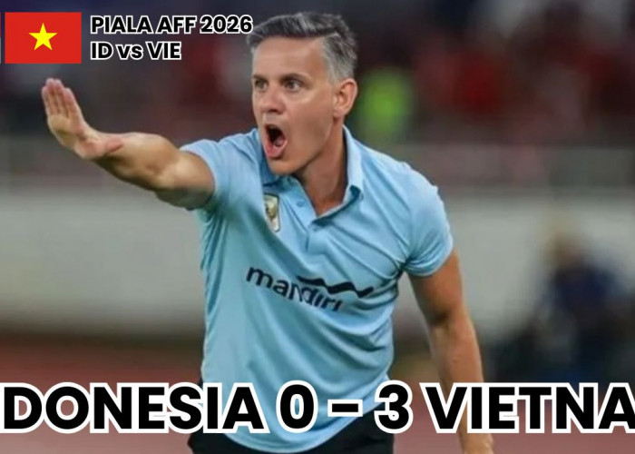 Hasil Timnas Indonesia vs Vietnam Piala AFF 2026: Garuda Tumbang di Kandang, Vietnam Menang Telak 3-0!