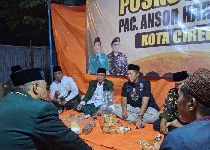 Ketua Umum GP Anshor Tinjau Posko Mudik GP Ansor  Kec Harjamukti 