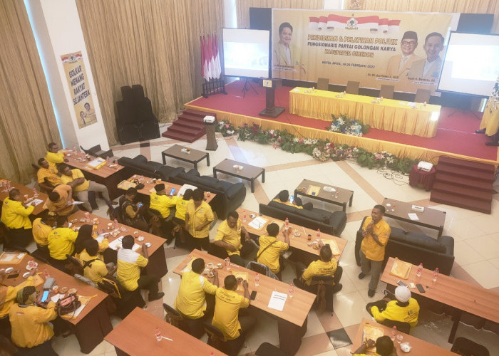 KPU dan Bawaslu Sampaikan Sejumlah Hal Penting di Ajang Dikpol Partai Golkar Kabupaten Cirebon 