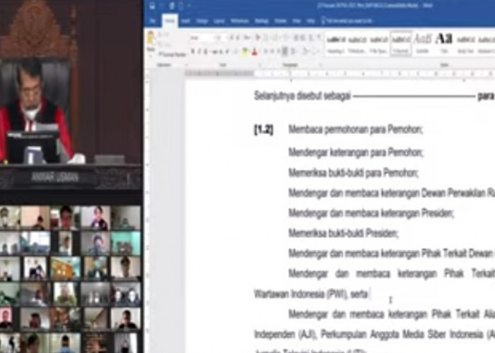 Mahkamah Konstitusi Tolak Gugatan Uji Materiil UU Pers, Diajukan 3 Orang Wartawan
