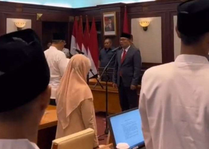 Ridwan Kamil Pimpin Ikrar Janji Setia 31 Pimpinan NII Kembali ke NKRI