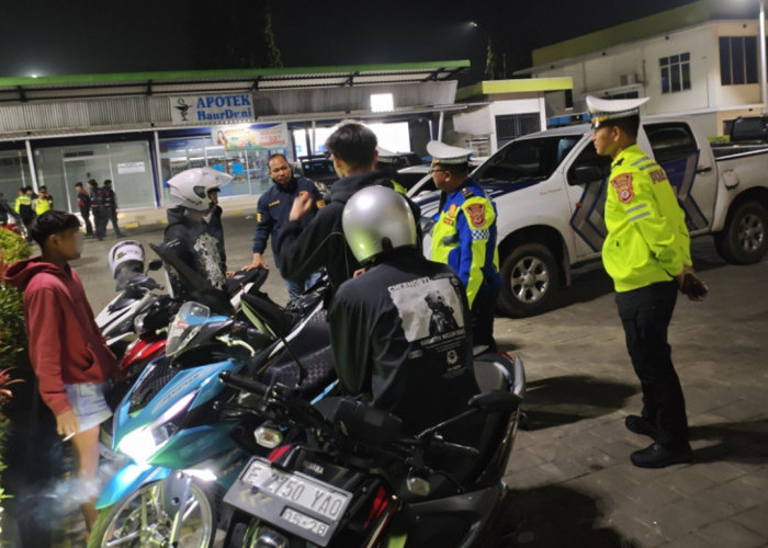 Polisi Bubarkan Balap Liar di Kuningan, Sejumlah Motor Diamankan