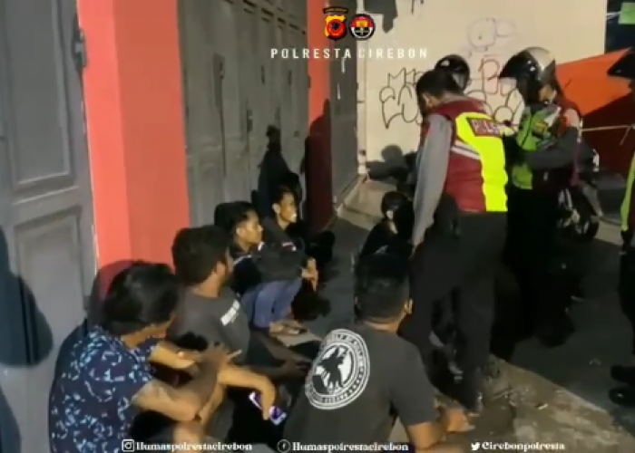 Polisi Amankan Geng Motor yang Sedang Pesta Miras di Arjawinangun, Warganet: Luar Biasa!