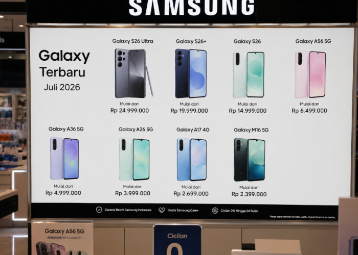 Worth It Dibeli Pertengahan Tahun 2026, Berikut Daftar Harga Hp Samsung Terbaru Edisi Juli Entry-High Level