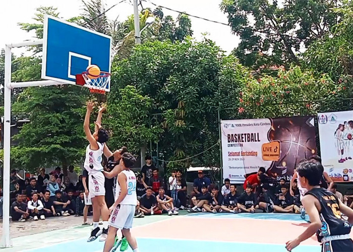 SMK Presiden Kota Cirebon Gelar Turnamen Basket 3x3, Diikuti 41 Tim