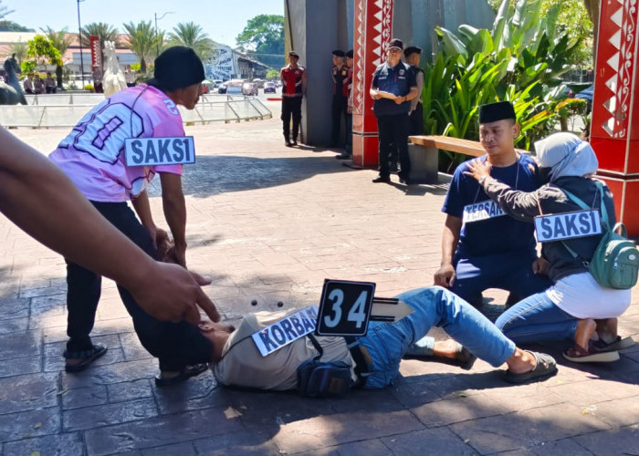 43 Adegan Diperagakan dalam Rekonstruksi Kasus Penganiayaan Taman Kota Kuningan