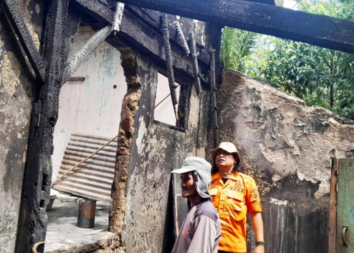 Kebakaran Rumah di Cibingbin Kuningan, Dapur dan Gudang Hangus Dilalap Api