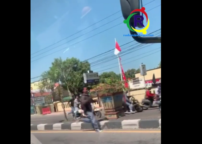 Tawuran Pelajar di Cirebon, Persis di Depan Polsek Weru, 3 Orang Ditangkap, 1 Luka Bacok