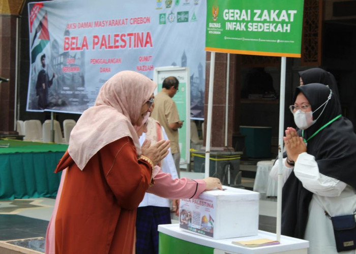 Baznas Kota Cirebon Berhasil Kumpulkan Donasi  Untuk Palestina Rp 160,5 juta