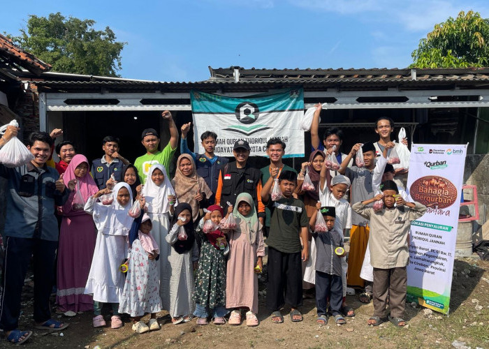BMH kota Cirebon Salurkan Qurban untuk Masyarakat dan Rumah Quran