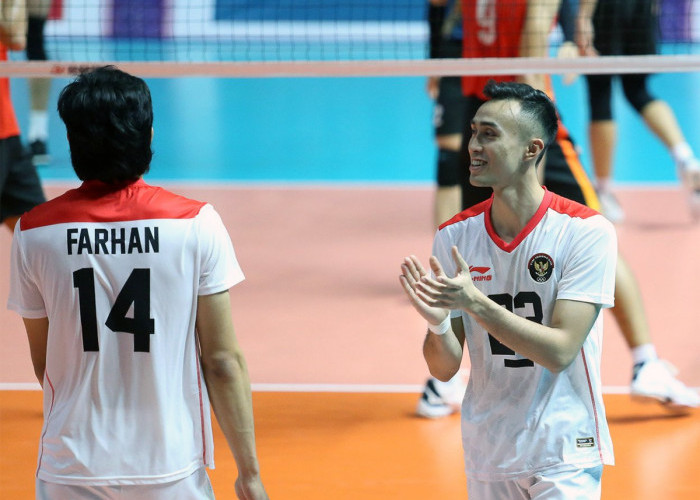 Nizar Zulfikar Dicoret dari Timnas Voli Putra Jelang Asian Men's Volleyball Championship 2023 