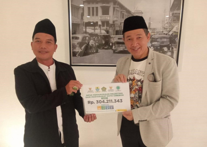 Baznas Kota Cirebon Salurkan Donasi Rp304 Juta ke Palestina
