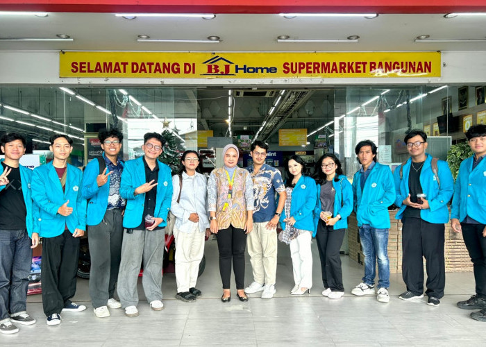 Mahasiswa FISIP UGJ Kaji Budaya Organisasi dan Komunikasi Humanis di BJ Home Cirebon