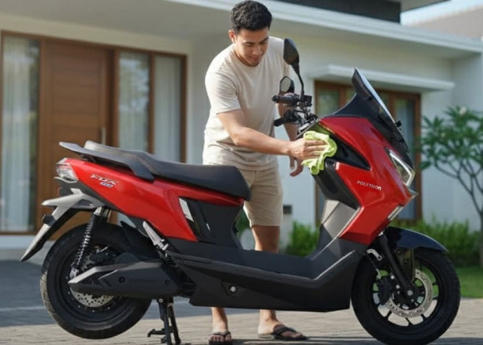 Cicilan Polytron Fox 350 Agustus 2026, Motor Listrik Maxi Mirip Nmax, Mesin 3000 Watt Bisa Lari 130 Km
