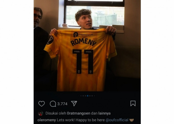 Ole Romeny Resmi Gabung Oxford United: Lets Work!