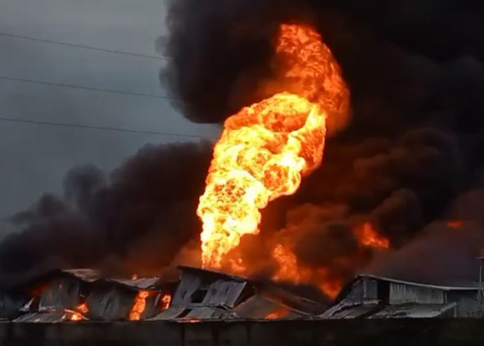 Kebakaran Pabrik Busa di Cirebon, Api Belum Padam, Damkar 3 Daerah Dikerahkan