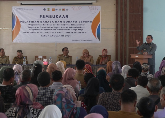 120 Peserta Pelatihan Kerja Asal Sumedang Digembleng Bahasa dan Budaya Jepang