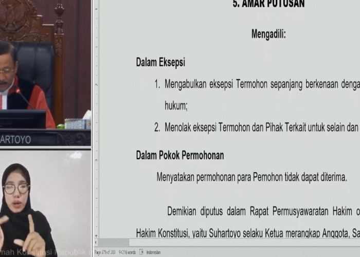 MK Tak Temukan Bukti Ijazah Gibran, Tapi Status Wapres Tetap Sah