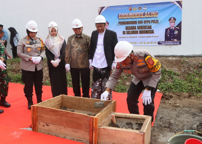 Dukung Program MBG, Kapolda Jabar Ground Breaking SPPG Polri di Pondok Buntet Pesantren Cirebon