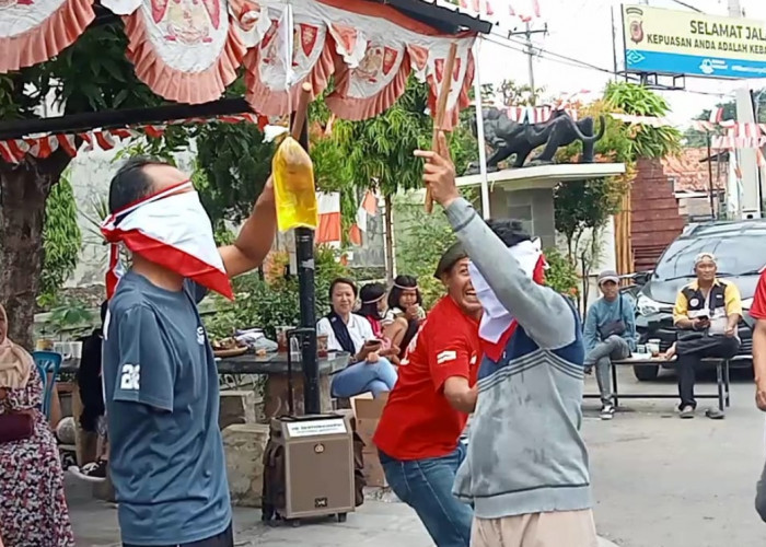 Penyandang Disabilitas dan Lansia Meriahkan HUT Kemerdekaan RI di Polsek Depok