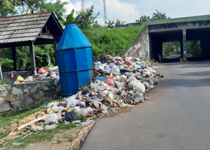 6 Bulan Tidak Diangkut, Tumpukan Sampah di Setupatok Cirebon Mengganggu Aktivitas Warga