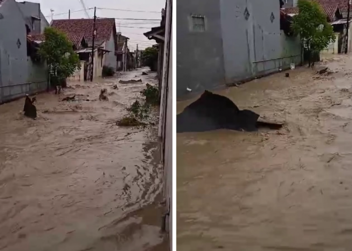 Hasil Cek Fakta: Video Aspal Hanyut saat Banjir di Lobunta Cirebon Konten Lama