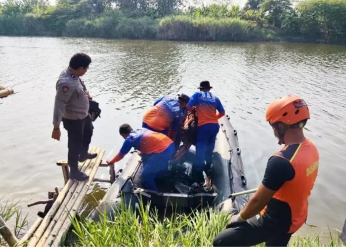 2 Hari Dicari, Jasad Pria yang Hilang di Sungai Cimanuk Akhirnya Ditemukan