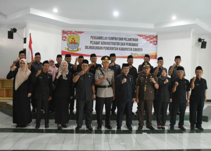 Lantik 19 Pejabat Administrator dan Pengawas, Bupati Cirebon: Sudah Kantongi Izin Mendagri