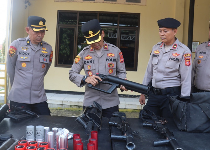 Polres Majalengka Siapkan Pengamanan May Day 2026, Senjata Flash Ball dan Gas Air Mata Dicek Langsung