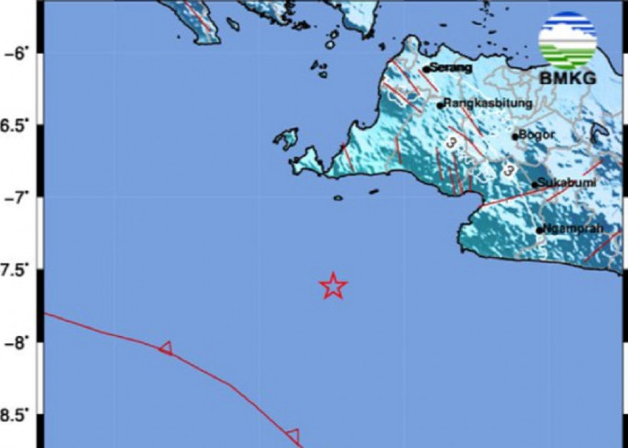 Tepat di HUT RI Gempa Bumi Tektonik 5,7 M Menggunjang Samudera Hindia Banten, BMKG: Tidak Berpotensi Tsunami