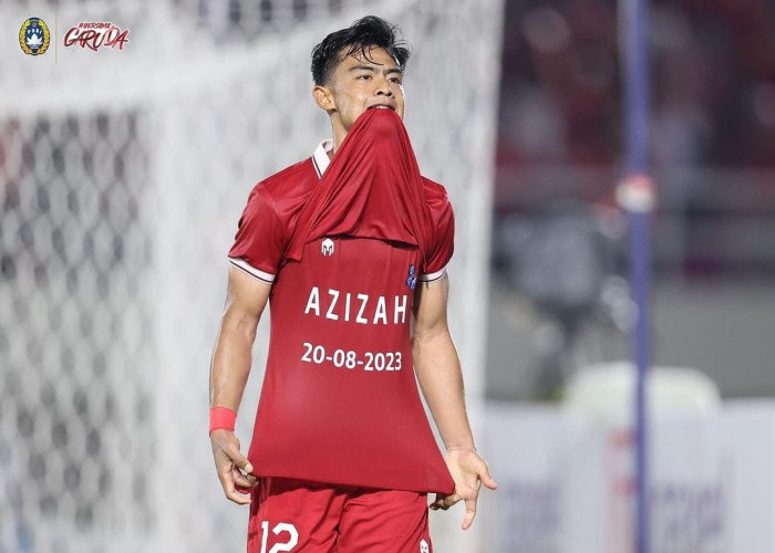 Cetak Gol Kedua Timnas Indonesia, Pratama Arhan: Azizah 20-08-2023