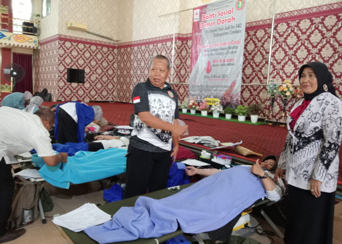 Sambut Harjad ke 542, PGRI Gandeng PMI - RS Buka Donor Darah 