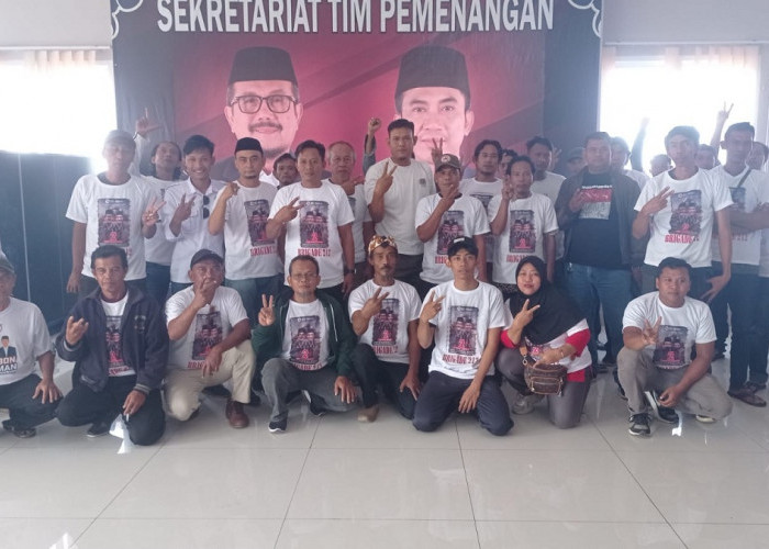 Relawan Brigade 212 Kabupaten Cirebon Siap Menangkan Pasangan Imron-Jigus