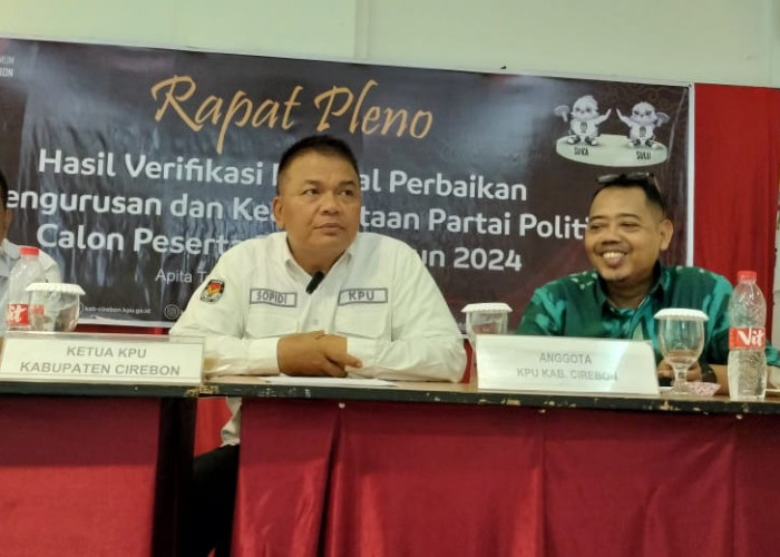Pemilu 2024 Berpotensi Diikuti 18 Parpol, Verfak Perbaikan Enam Partai di Cirebon Selesai Dilakukan 