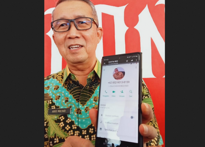 Penipuan Atas Nama Sekda Kota Cirebon Agus Mulyadi, Masyarakat Diminta Waspada