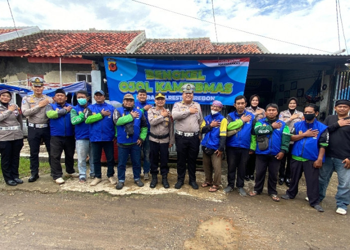Polresta Cirebon Gandeng Ojek Online Jaga Kamtibmas Lewat Cara Ini... 
