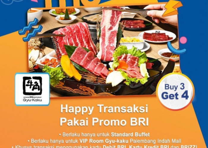 Dapatkan Promo Buy 3 Get 4 Saat Transaksi Pakai Kartu Debit, Kredit BRI dan Brizzi