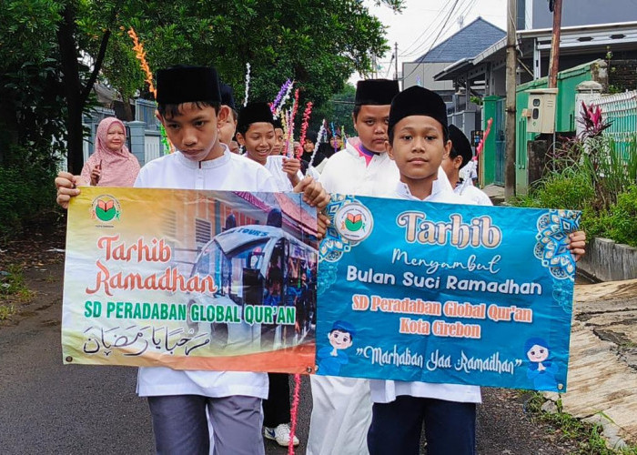 Sambut Ramadan, SD Peradaban Global Quran Gelar Pawai hingga Tadarus Khatam Al Quran