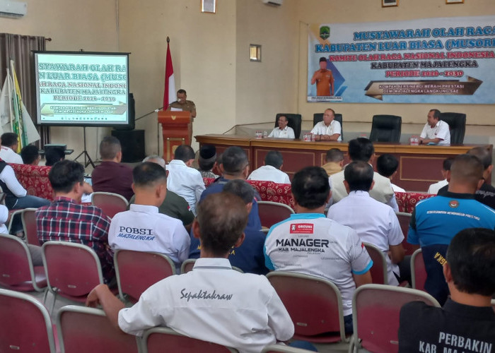 Kadispora Buka Musorkablub KONI Majalengka 2026, Minta Pengurus Baru Gerak Cepat Hadapi Porprov Jabar