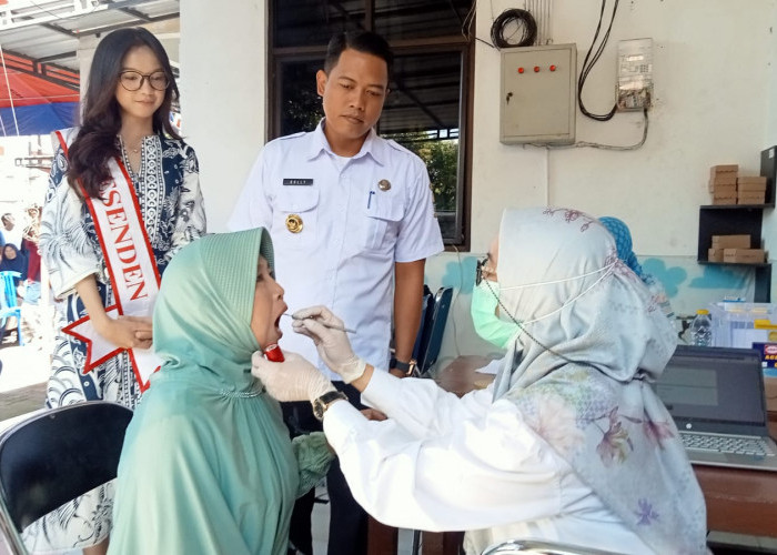 Pencegahan Dini, Warga Kesenden Berbondong-bondong Cek Kesehatan Gratis dan Donor Darah 