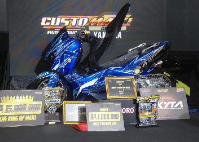 Dari Motorized sampai Emblem Emas, Puluhan Modifikasi Sukses Curi Perhatian Pengunjung Grand Final CustoMAXi 
