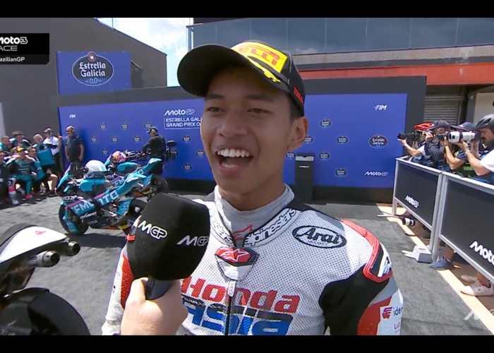 Veda Ega Ukir Sejarah! Begini Pernyataan Usai Podium Moto3 Brasil 2026