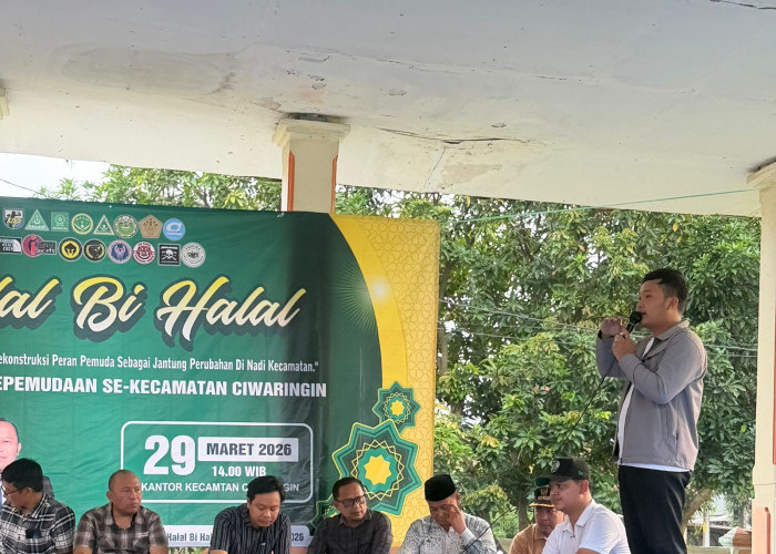 Mempererat Silaturahmi, KNPI dan 18 OKP Ciwaringin Gelar Halal Bihalal
