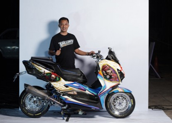 Modifikator Makassar Unjuk Kreativitas di CustoMAXi Yamaha 2026, AEROX Drag Style Jadi Jawara