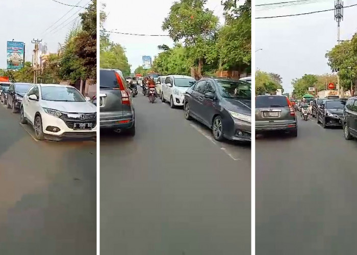 Ini U-Turn yang Ditutup, Jalan Pemuda Kota Cirebon Alami Kepadatan