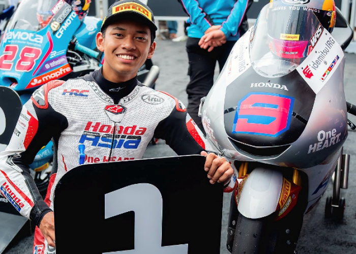 Sejarah! Veda Ega Pratama Rebut Pole Position Moto3 Australia 2026