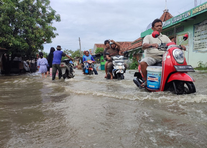 Jalan Penghubung Cirebon - Indramayu Terendam Banjir, di Sini Lokasinya