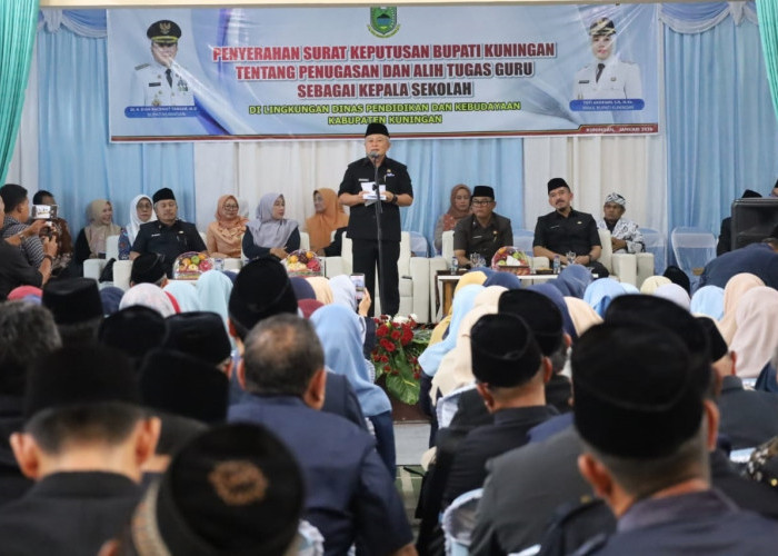 Daftar 218 Kepala Sekolah Baru yang Dikukuhkan Bupati Kuningan