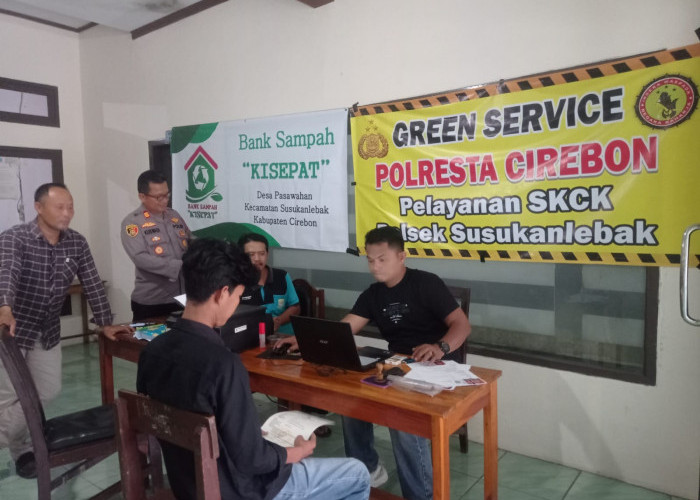 Inovasi Green Service,  Polsek Susukanlebak Beri Pelayanan SKCK kepada Masyarakat